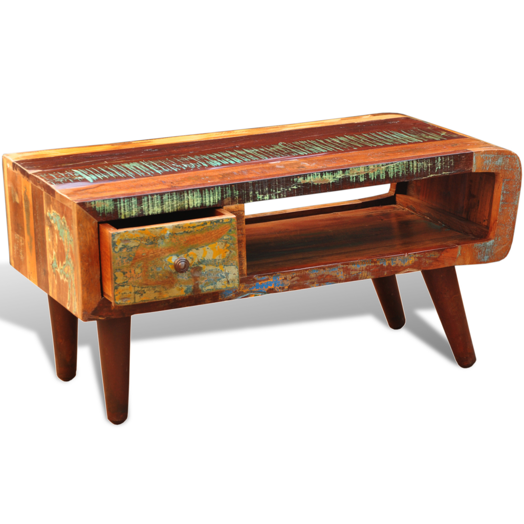 Wood Antique Style Reclaimed Coffee Table Curved Edge Lovdock Com Antique Style Reclaimed Wood Coffee Table Curved Edge
