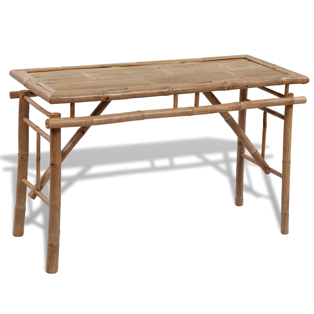 brown Picnic Set / Folding Brewery 1 Table and 2 benches in bamboo ... brown Picnic Set / Folding Brewery 1 Table and 2 benches in bamboo ...