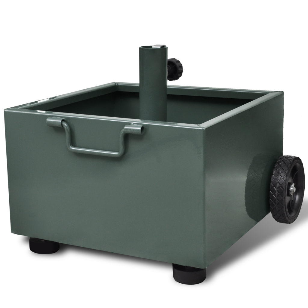 Outdoor Umbrella Stand Plant Pot Smoky Green