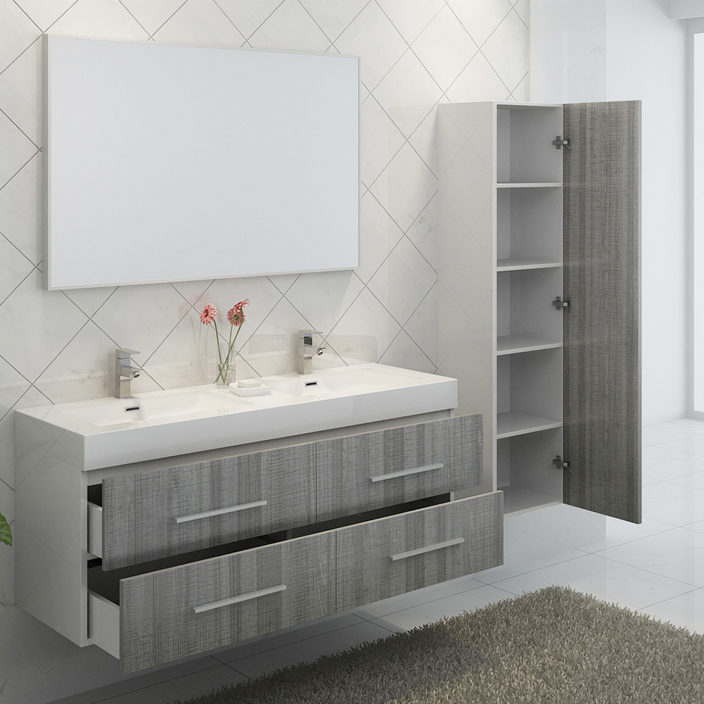 Petite Salle De Bain Chaleureuse ~ ensemble de salle de bain double vasque noir Petite Salle De Bain Chaleureuse ~ ensemble de salle de bain double vasque noir