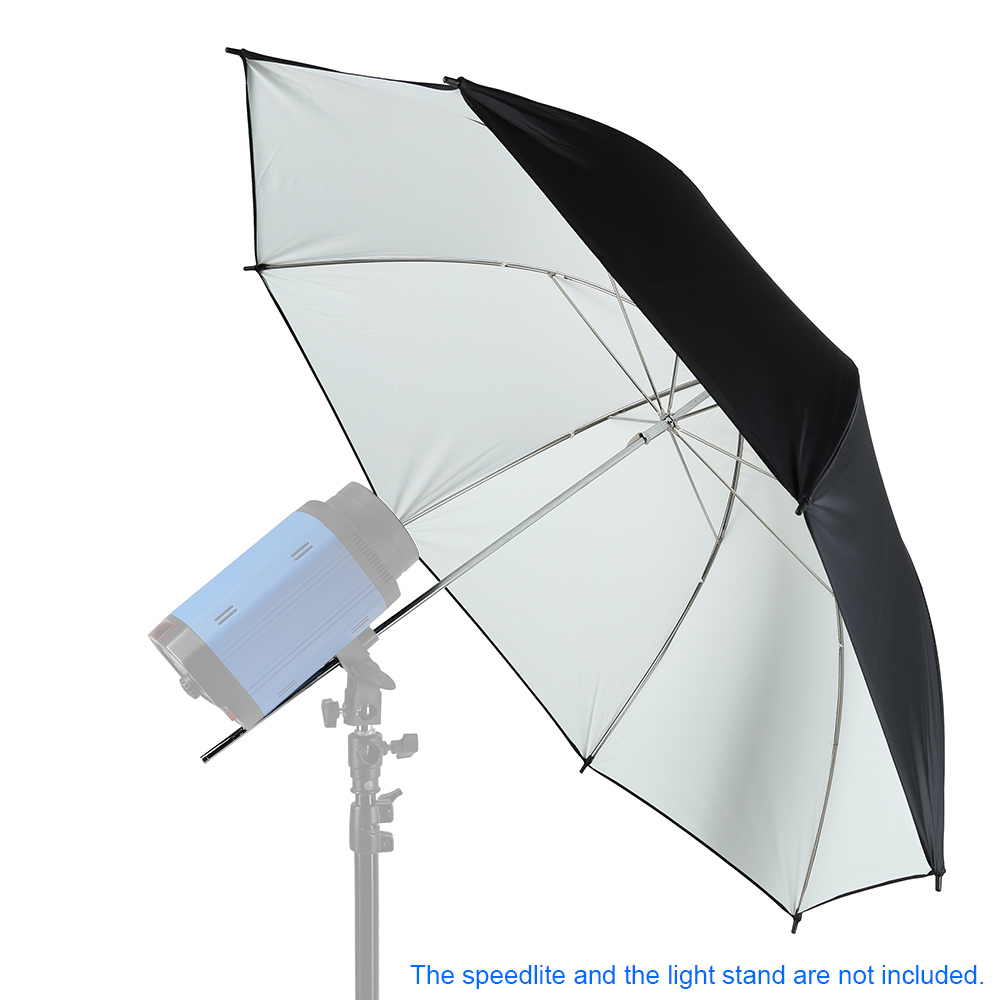 40" 102cm Black & White Photo Studio Umbrella Reflective Umbrella