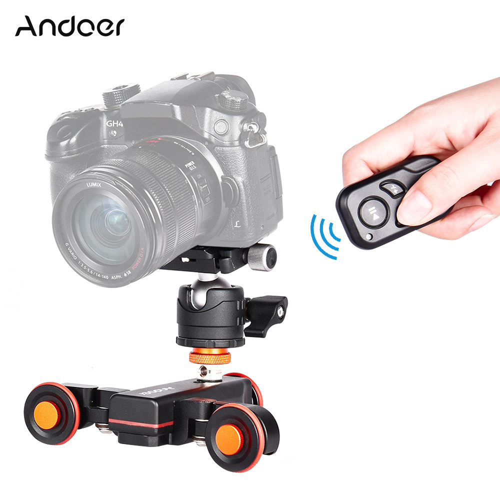 Andoer L4 PRO Motorized Camera Video Dolly with Scale Indication