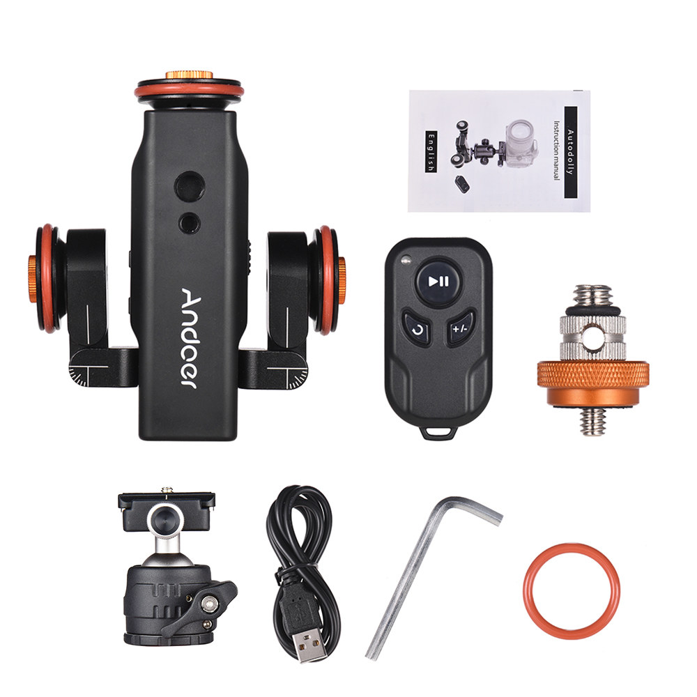 Andoer L4 PRO Motorized Camera Video Dolly with Scale Indication
