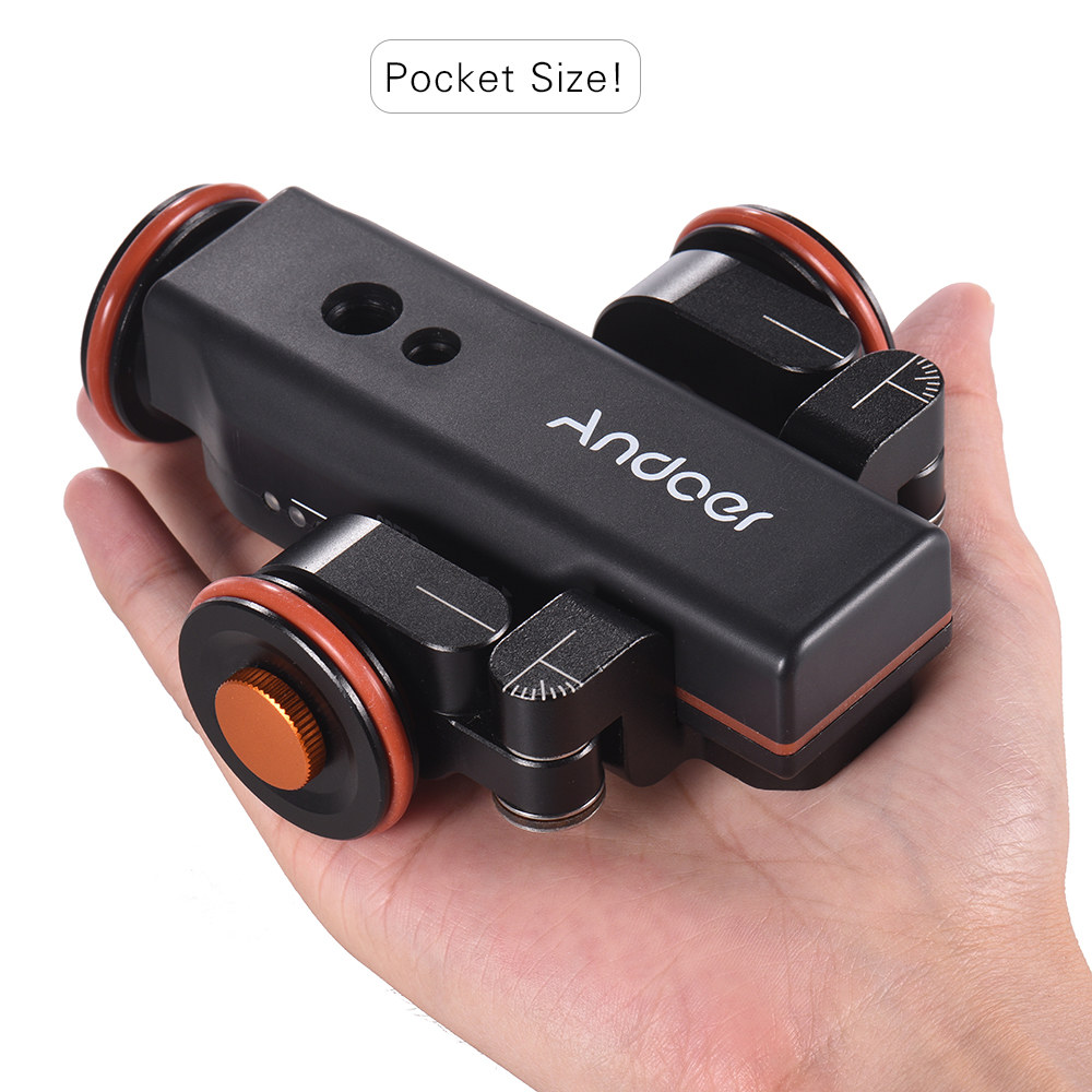 Andoer L4 PRO Motorized Camera Video Dolly with Scale Indication ...