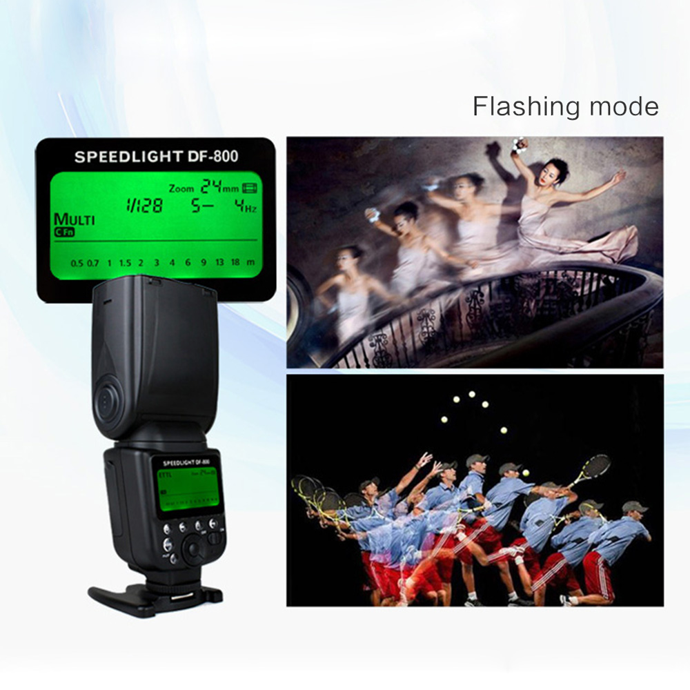 Sidande DF800 GN58 ITTL Master High Speed Sync 1/8000s Flash