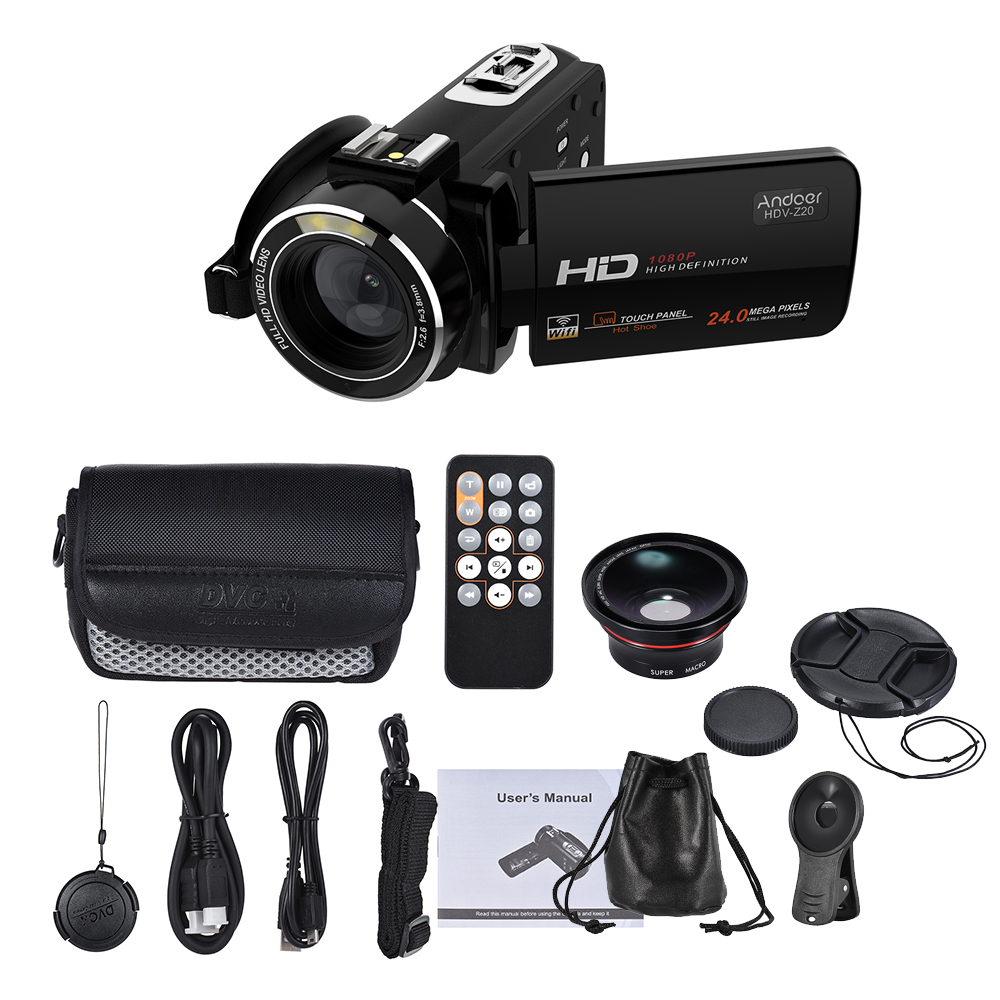 Andoer 30mm 37mm 0.39X Full HD Wide Angle Macro Lens for Ordro Andoer Digital Video Camera Camcorder　並行輸入品 Ordro Hd Video Camcorder Andoer 30mm 37mm 0.39X Full HD Wide Angle