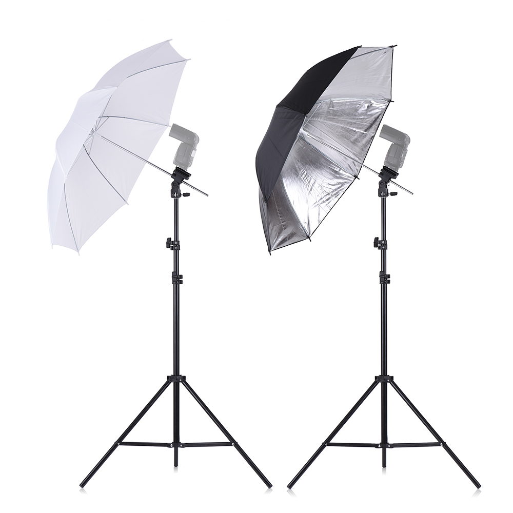 Andoer Off Camera Double Speedlight Flash Shoe Mount Swivel Soft