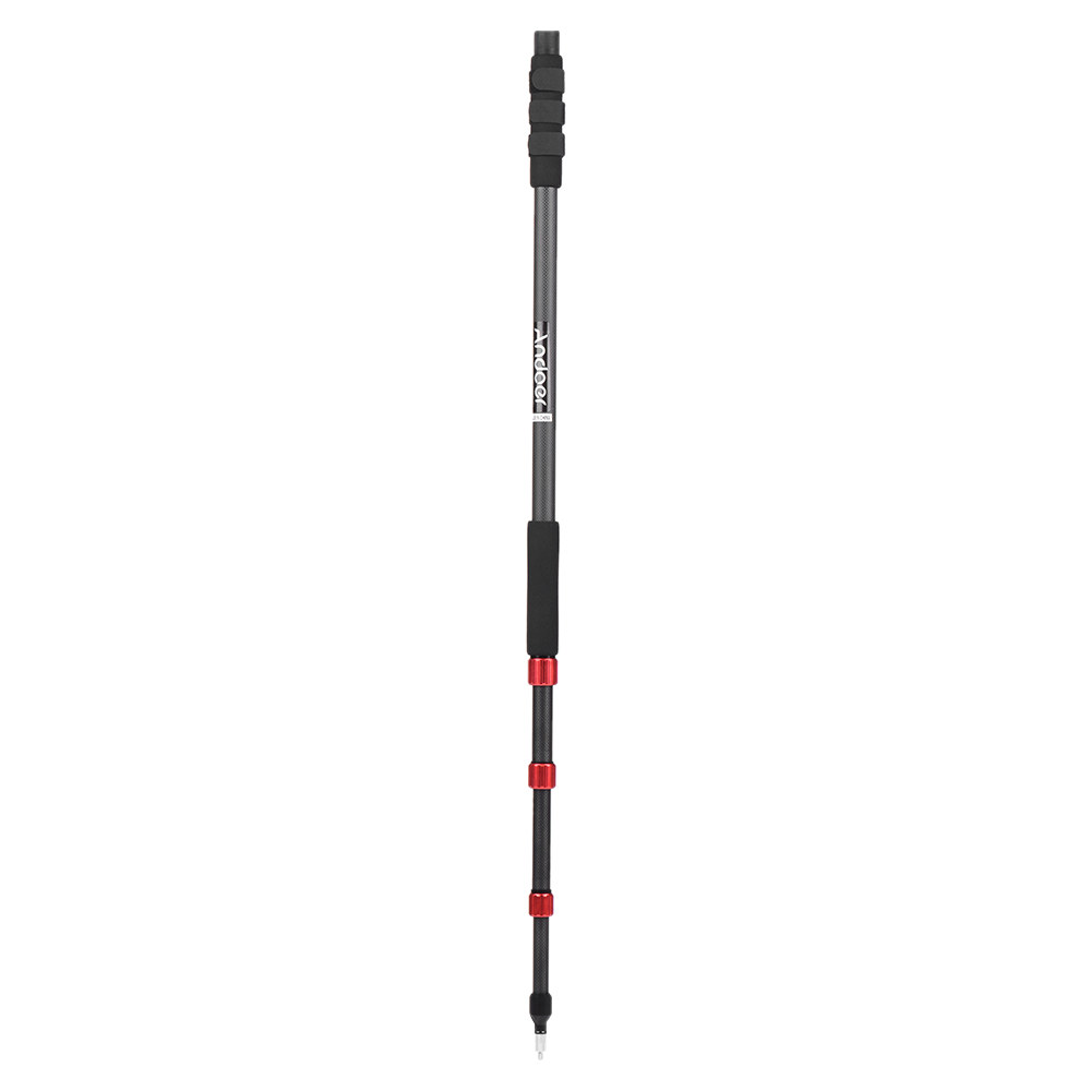 Andoer Telescoping Microphone Boom Pole Carbon Fiber,4 Sections