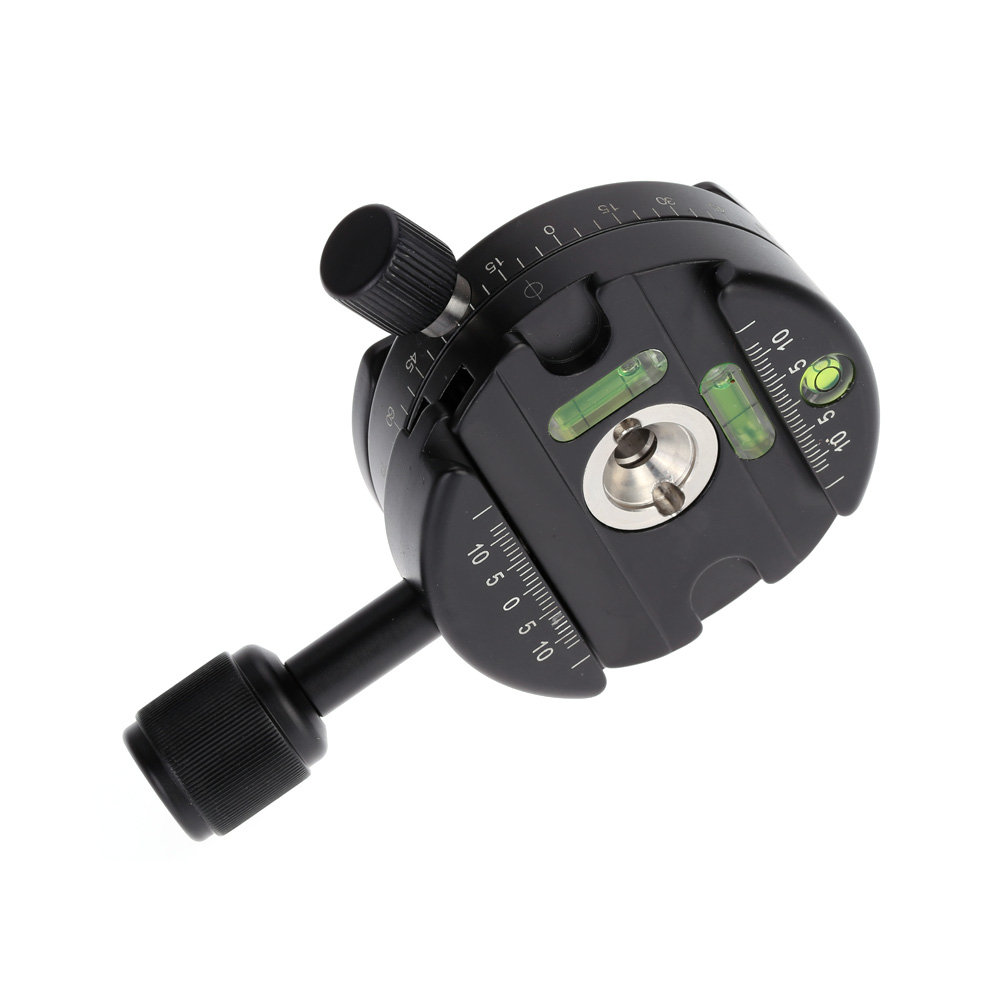 360 Degree Panoramic Panning Panorama Ball Head Clamp Adapter Plate Circular with Gradienter for