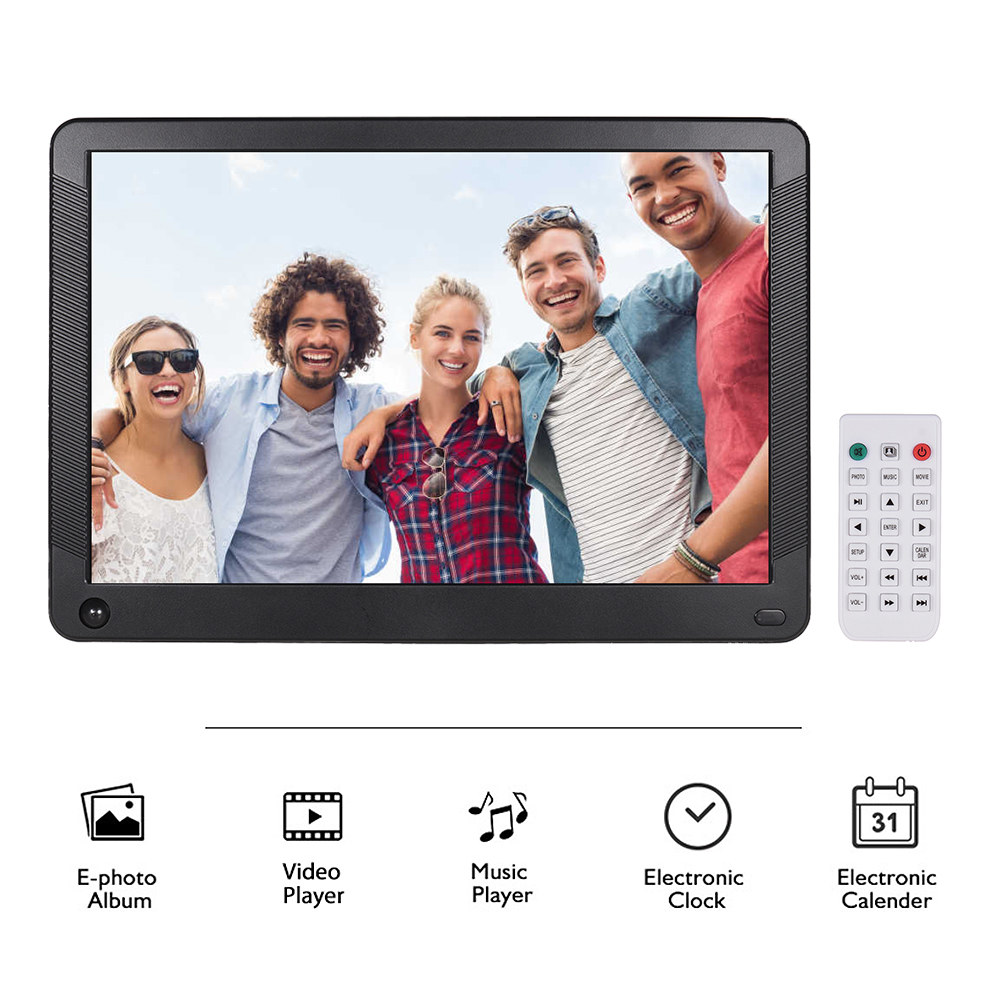 Andoer 10 Inch LED Digital Picture Frames 1280x800 HD LED Digital Photo