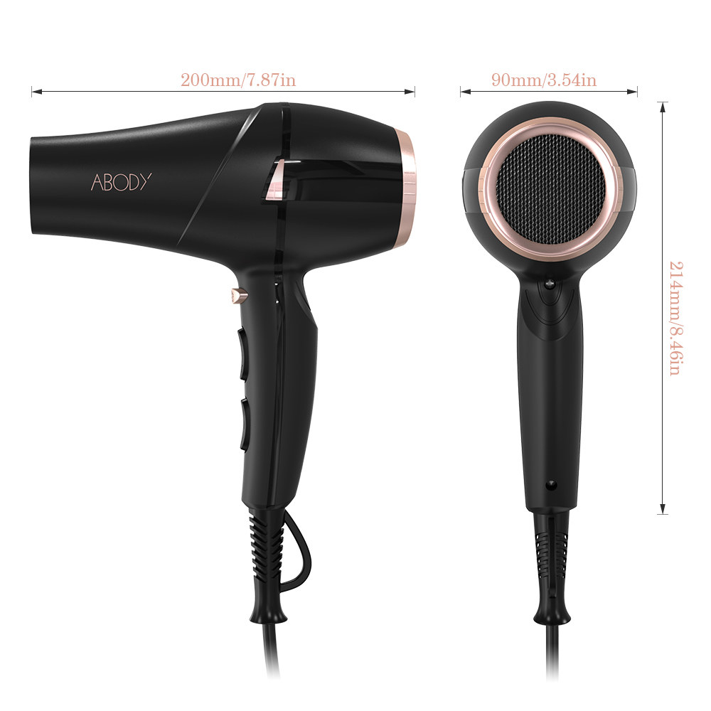 Abody 1875W Hair Dryer Blow Dryer with Concentrator & Diffuser