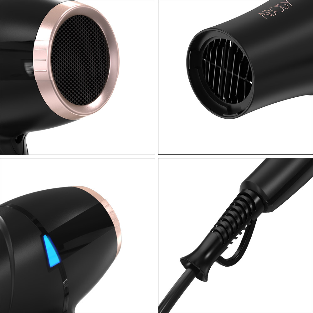 Abody 1875W Hair Dryer Blow Dryer with Concentrator & Diffuser