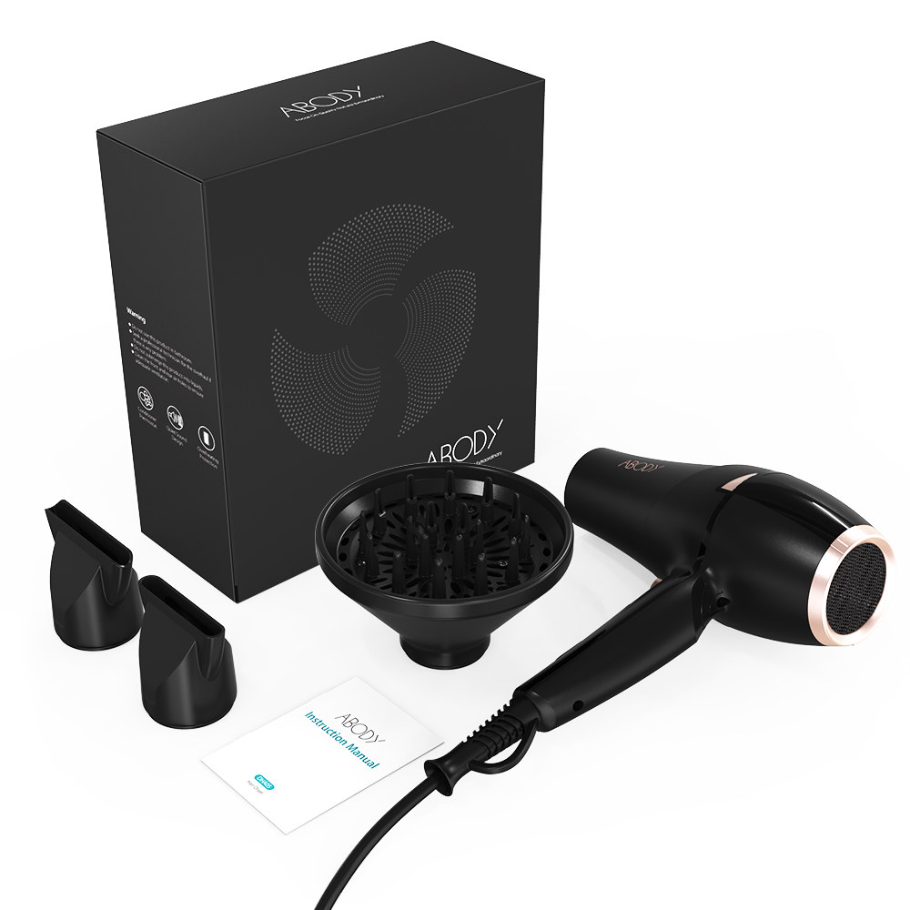 Abody 1875W Hair Dryer Blow Dryer with Concentrator & Diffuser