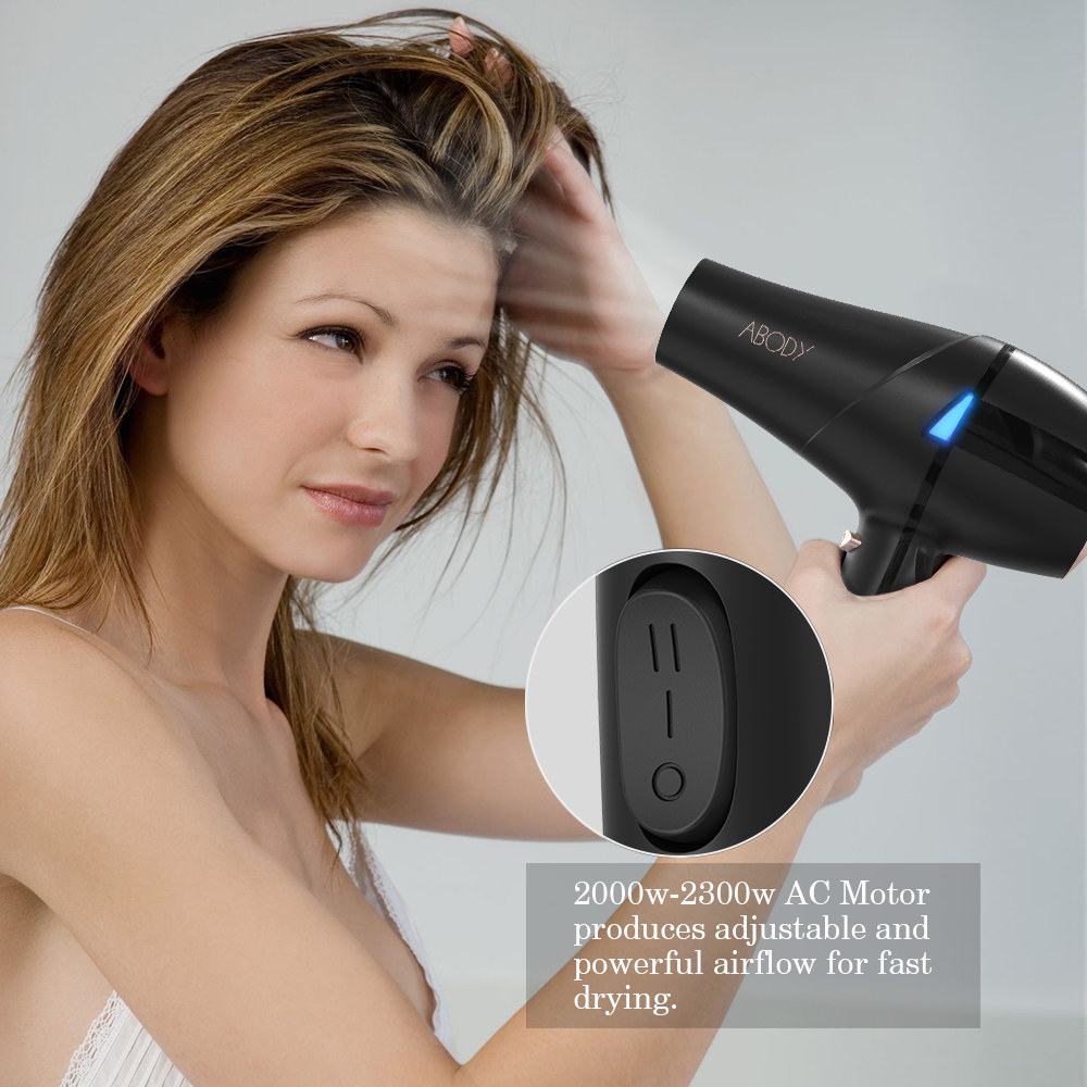 Abody 1875W Hair Dryer Blow Dryer with Concentrator & Diffuser