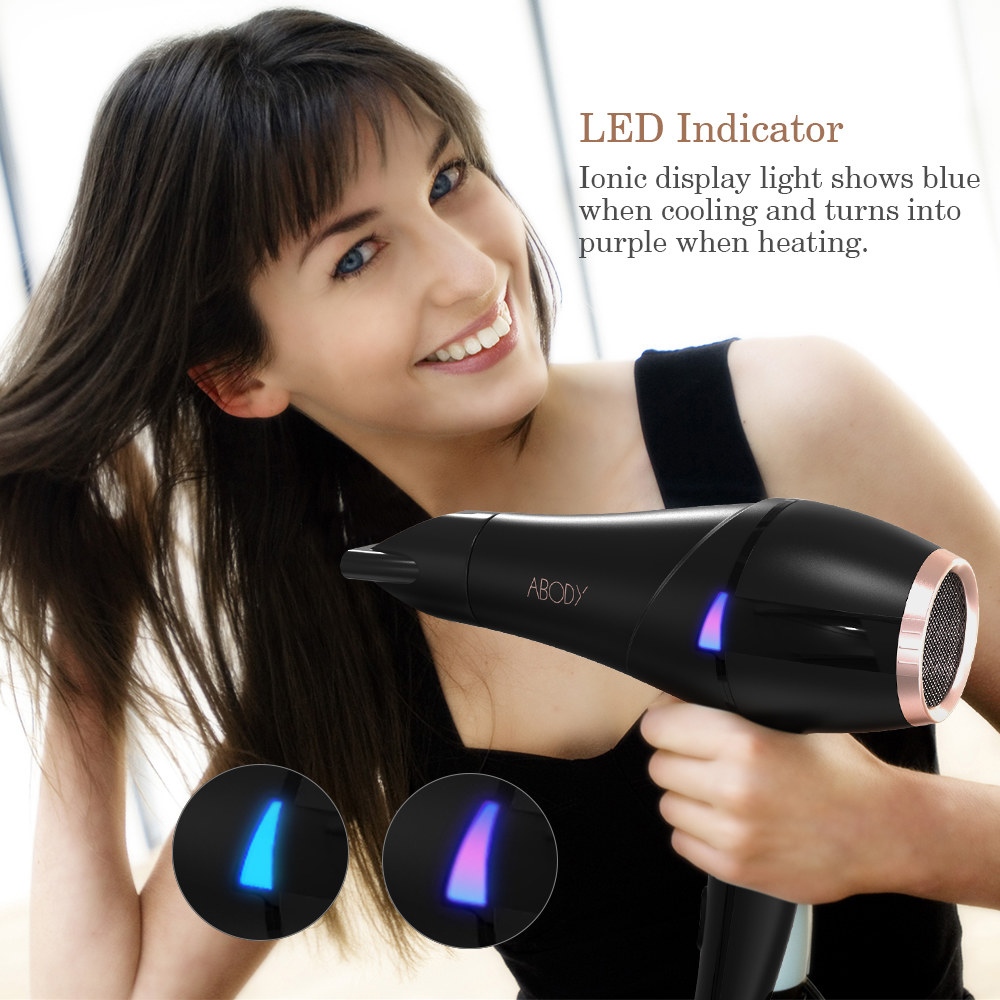 Abody 1875W Hair Dryer Blow Dryer with Concentrator & Diffuser
