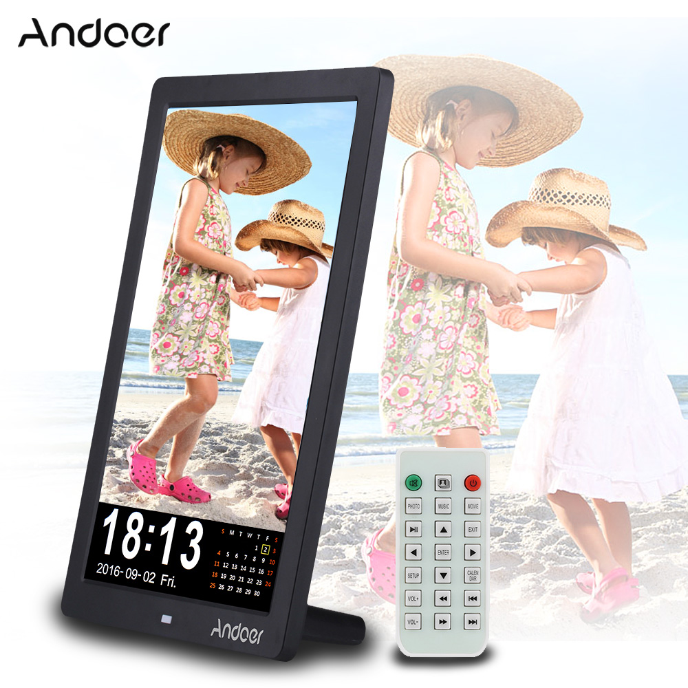 Andoer 12" LED HD Digital Photo Picture Frame 1280 * 800 Desktop Frame