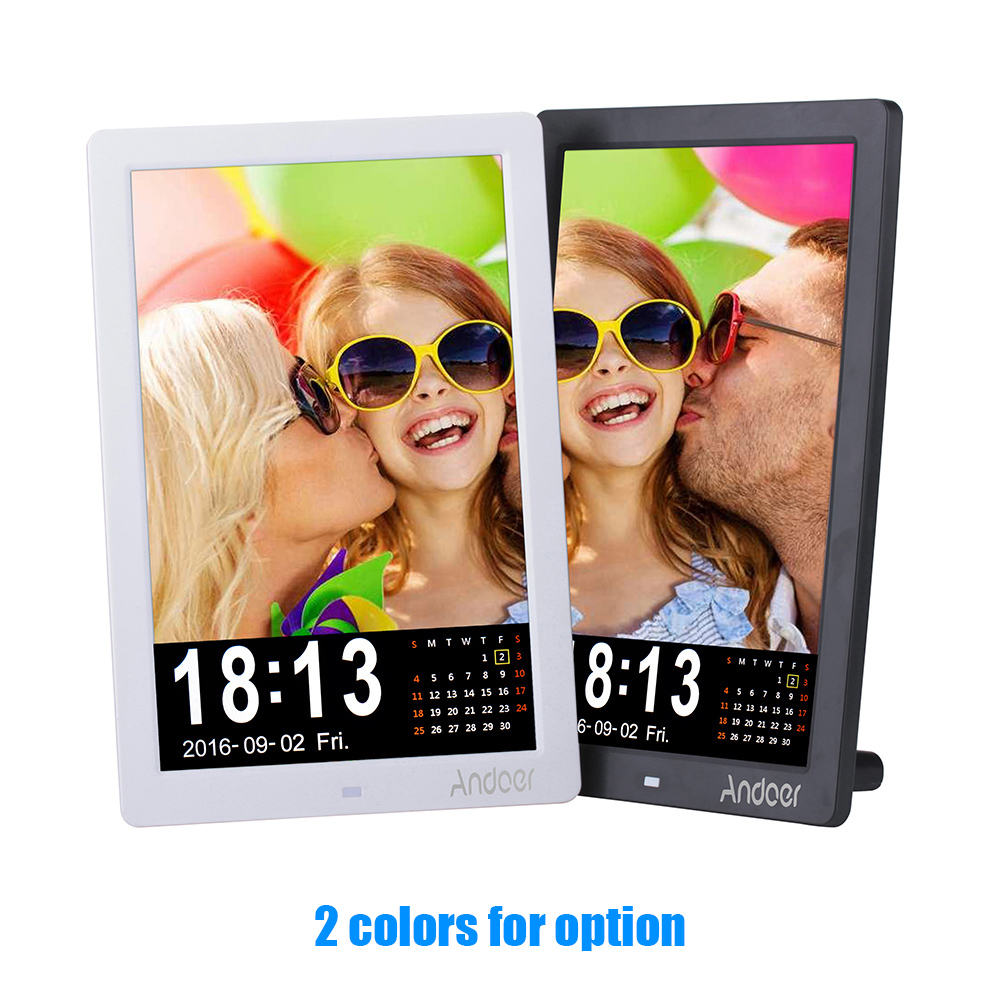 Andoer 12" LED HD Digital Photo Picture Frame 1280 * 800 Desktop Frame