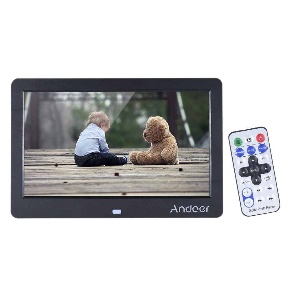 Andoer 10" Wide Screen HD LED Digital Picture Frame Digital Album High