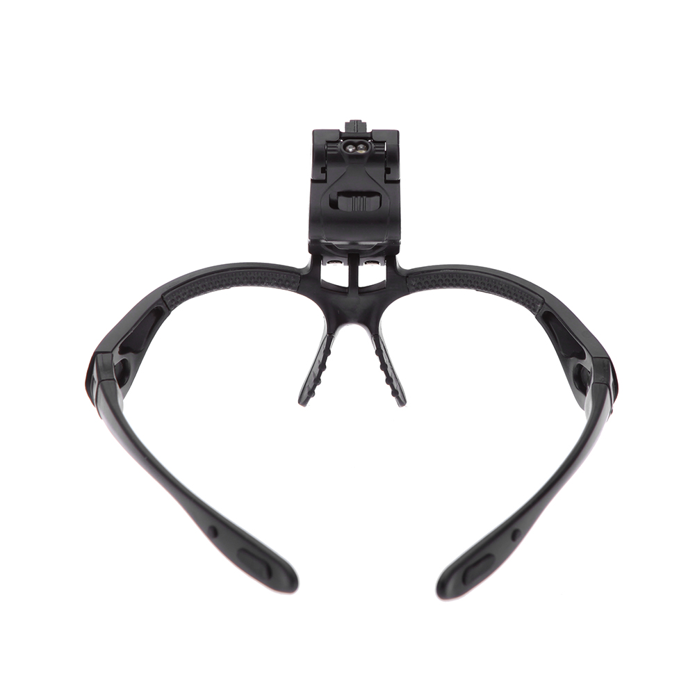 5 Lens 1.0X3.5X Bracket Headband Magnifier Loupe Glasses with 2 LED