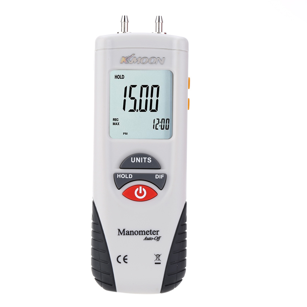 KKmoon Manometer,Digital Manometer,Handheld Manometer,Handheld Digital