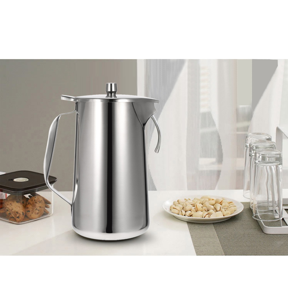 High Quality European Stainless Steel Cold Water Pot Ice Tea Jug Kettle