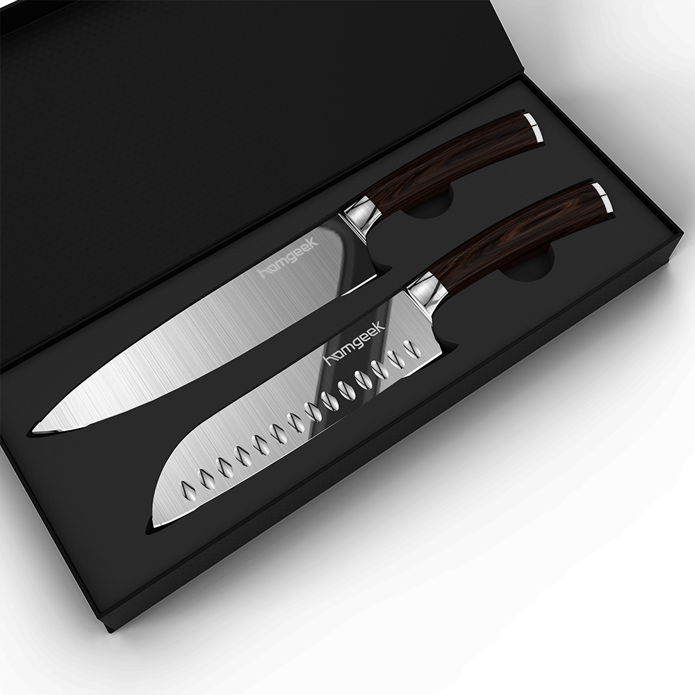 Homgeek Kitchen Knives 2 Pieces Gift Set