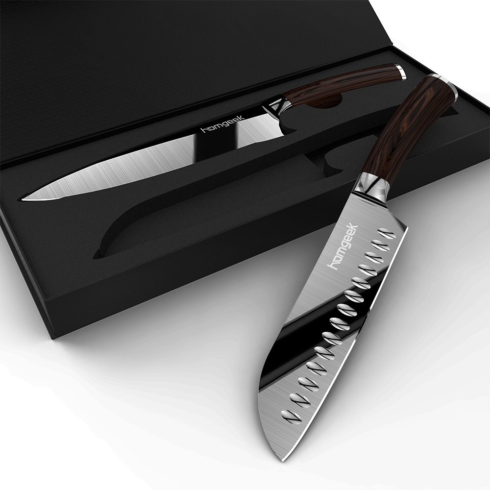 Homgeek Kitchen Knives 2 Pieces Gift Set