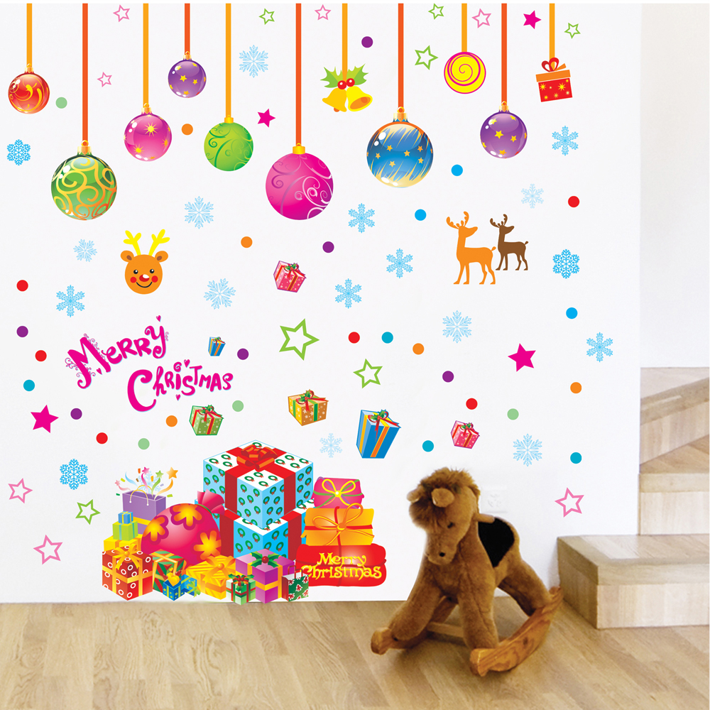 christmas removable art decals mural diy wallpaper la fitness christmas day hours