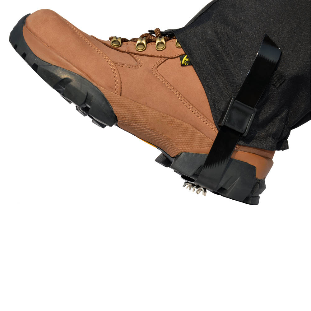 Outdoor Waterproof Windproof Gaiters Leg Protection Guard with Crampons