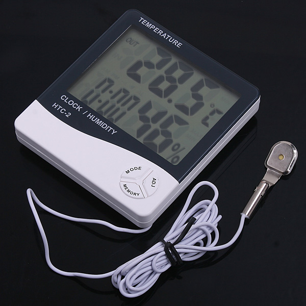 Kkmoon htc 2 temp humidity clock white