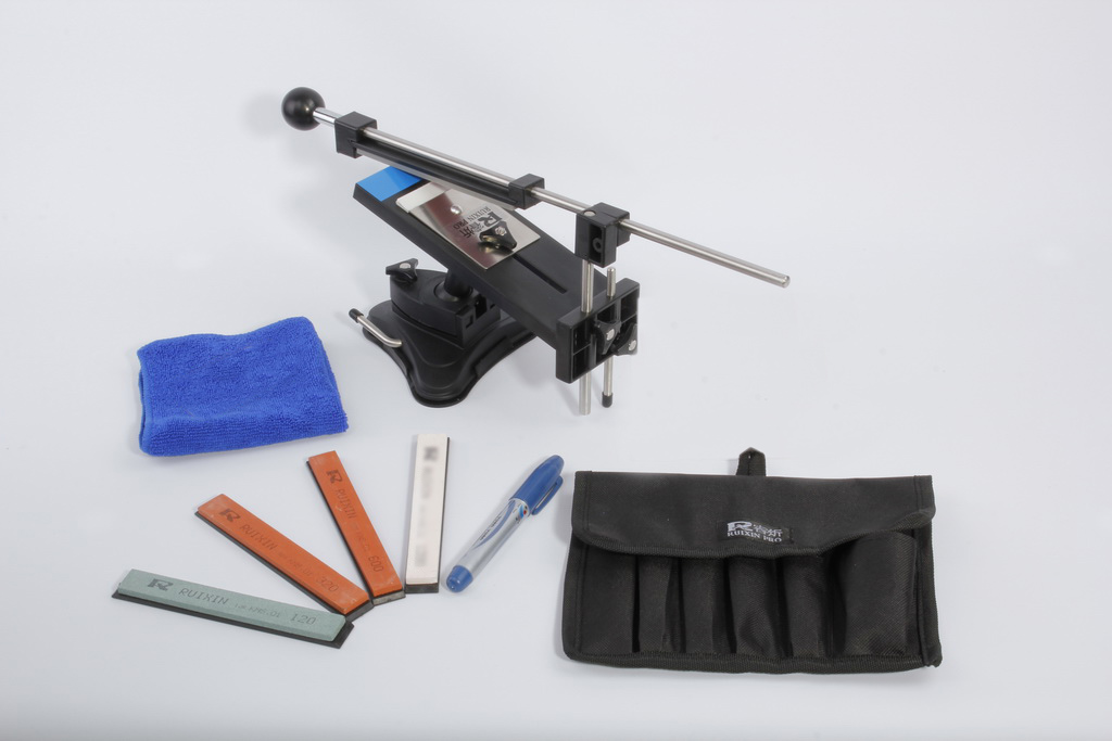 KKmoon Upgraded Version Fixedangle Knife Sharpener Professional Kitchen Knife Sharpener Kits