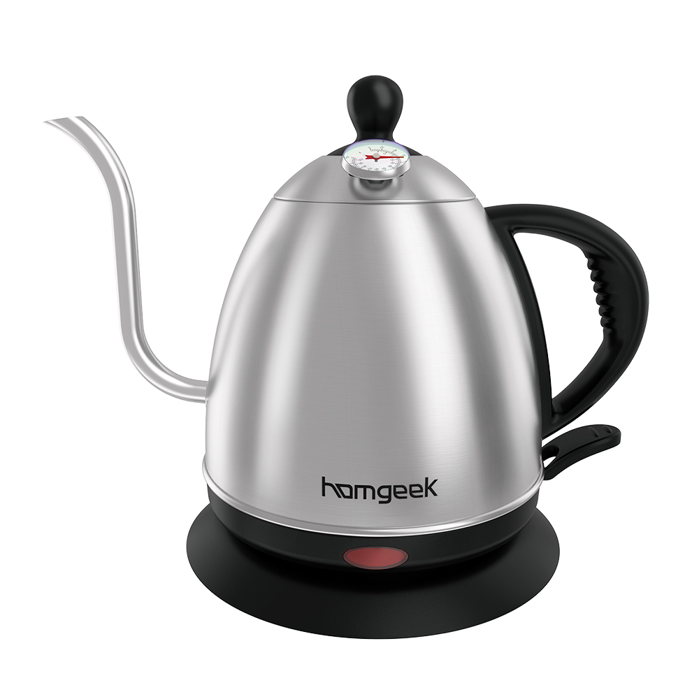1.0L Highend Gooseneck Drip Stainless Steel Cordless Electric Kettle
