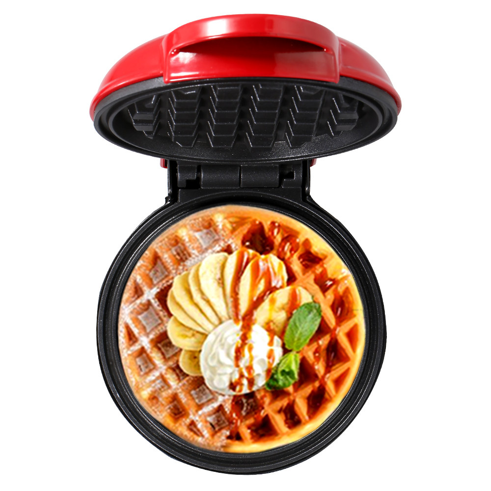 Mini Waffle Maker Breakfast Machine Non Stick Easy Clean