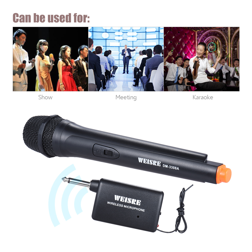 ammoon Wireless Microphone, Handheld Dynamic Microphone Wireless Mic