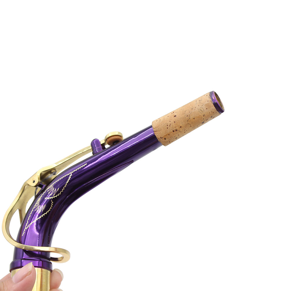 Andoer 5in1 Tenor Saxophone Sax Aluminum Alloy Mute Mouthpiece Patch Bamboo Reed Cleaning