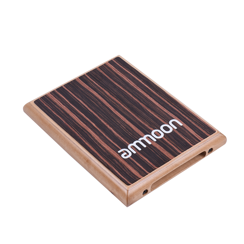 Compact Travel Box Drum Cajon Flat Hand Drum Percussion Instrument with