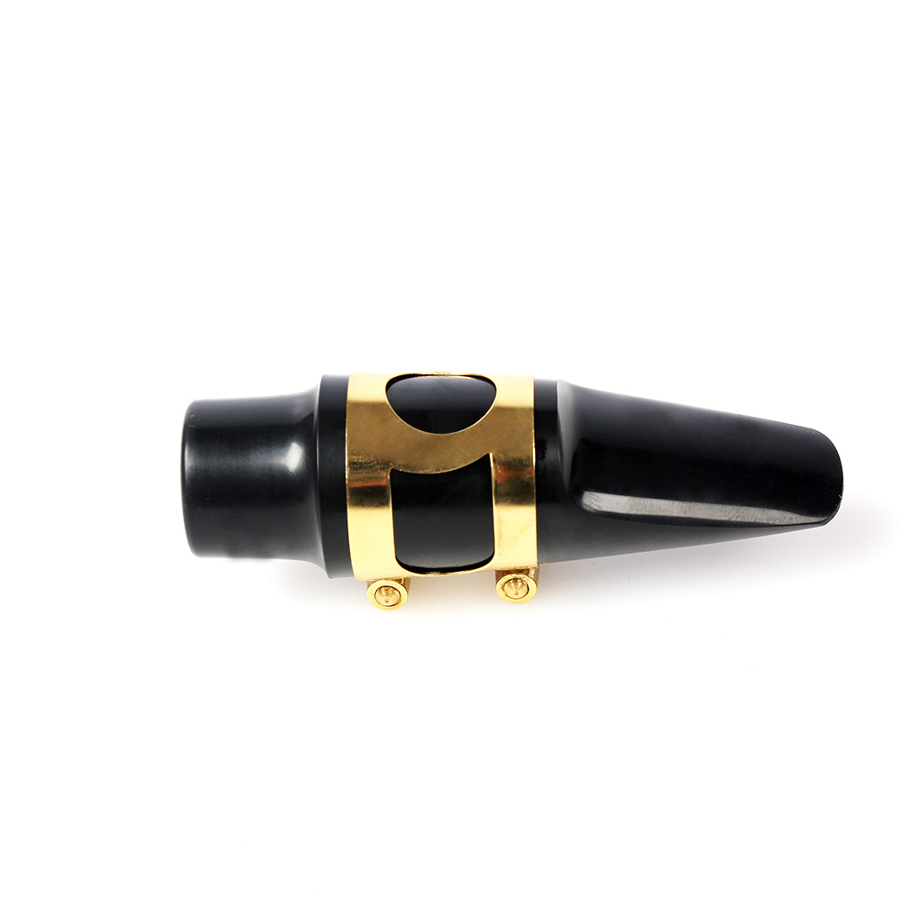 Andoer Alto Sax Saxophone Mouthpiece with Cap Metal Buckle Reed Reed