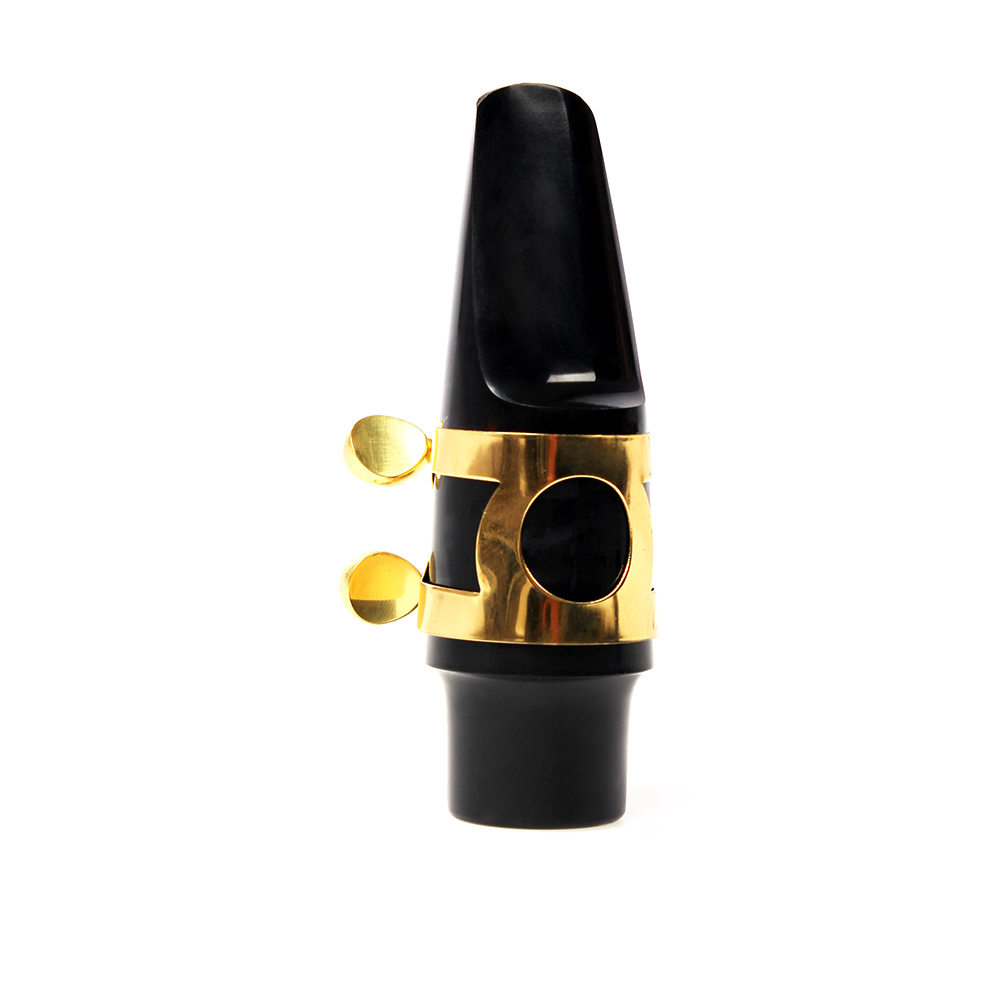 Andoer Alto Sax Saxophone Mouthpiece with Cap Metal Buckle Reed Reed