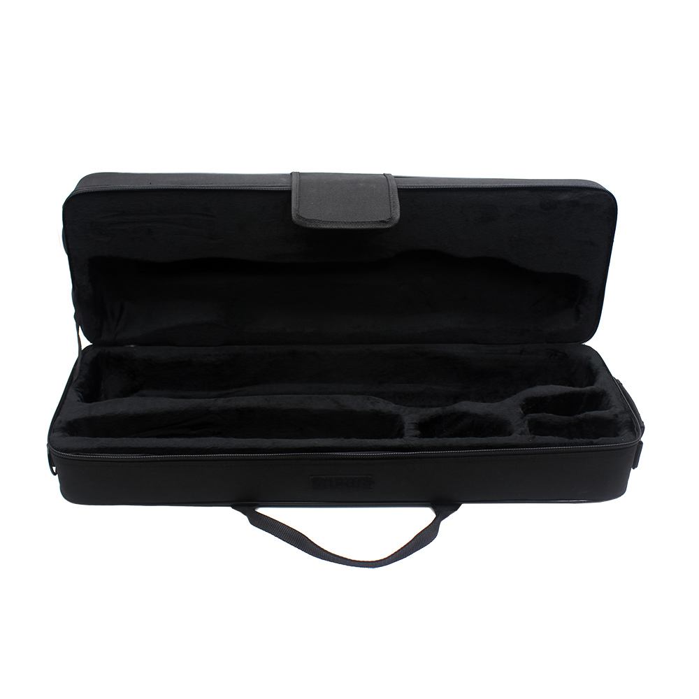 ammoon Soprano Saxophone SAX Bb Brass Lacquered Gold Body and Keys