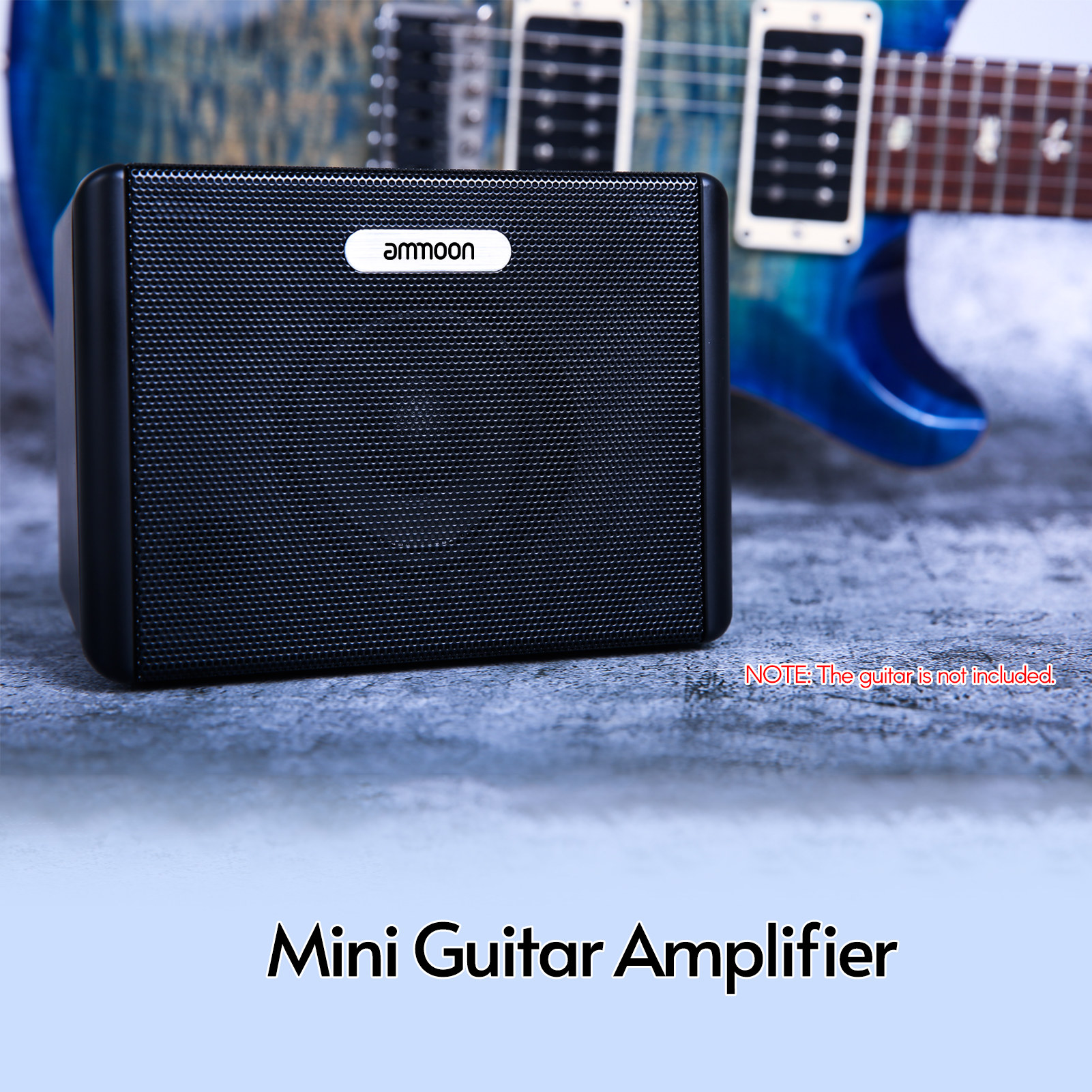 ammoon AM3 Mini Desktop Electric Guitar Amplifier 3.2W Amp Builtin