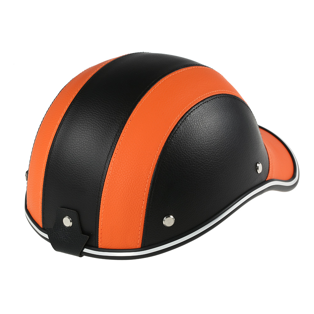 Motorcycle Helmet Half Face Baseball Cap Style with Sun Visor