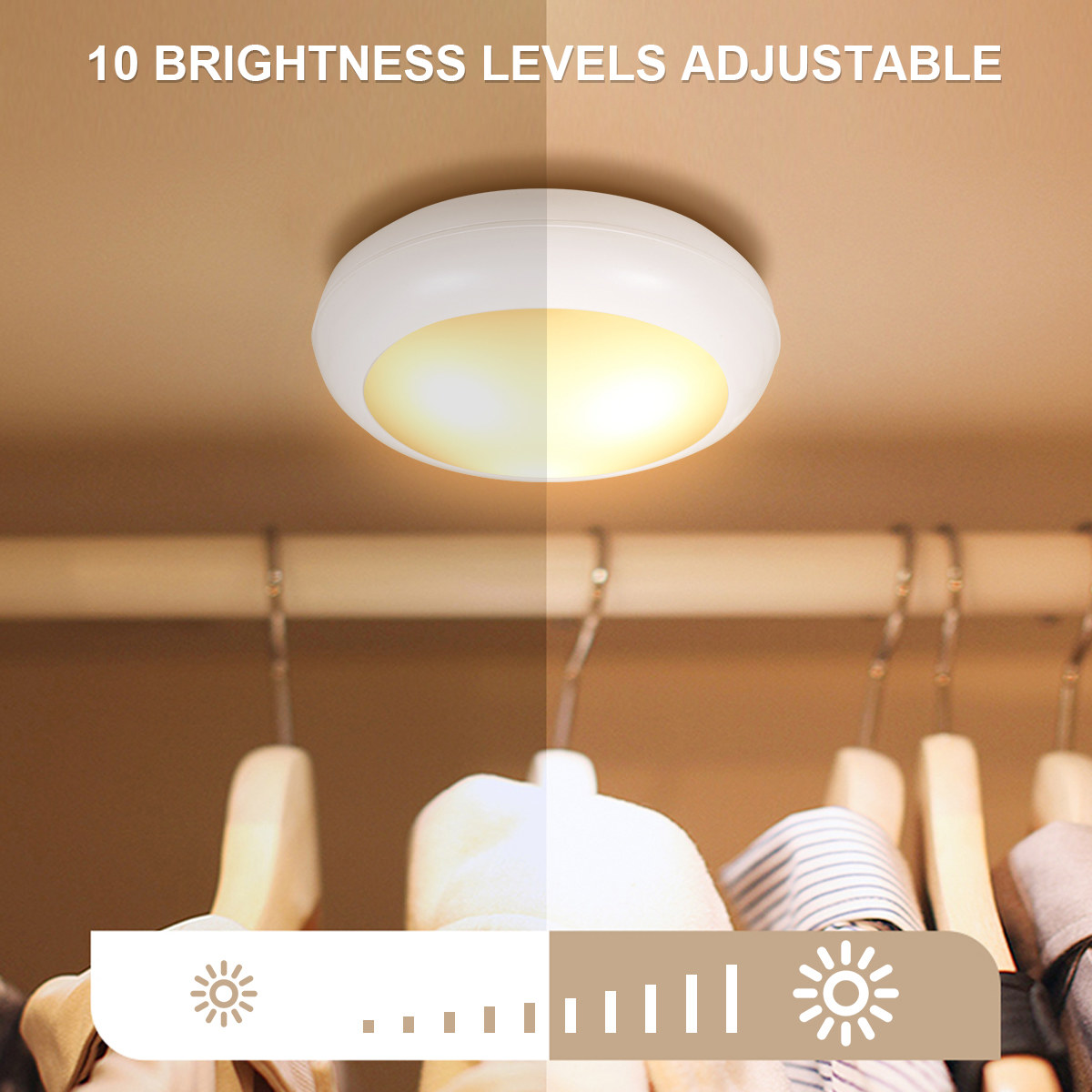 Tomshine Under Light with 2 Remote Control 16 RGBW Colors & 3