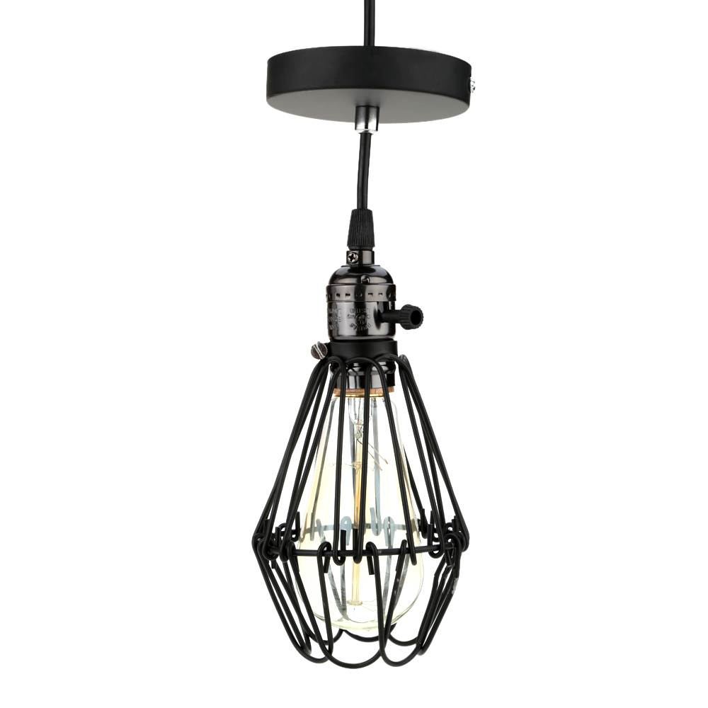 6-Lights Antique Classic Fairy Vintage Edison Lixada Chandelier Ajustable Hanging Light