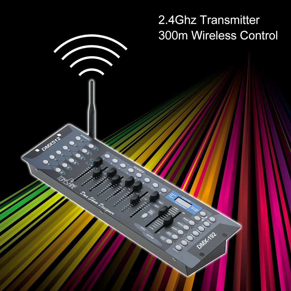 LIXADA DMX512 コントローラ、照明セット Lixada 192 Channels DMX512 Controller Console for Stage