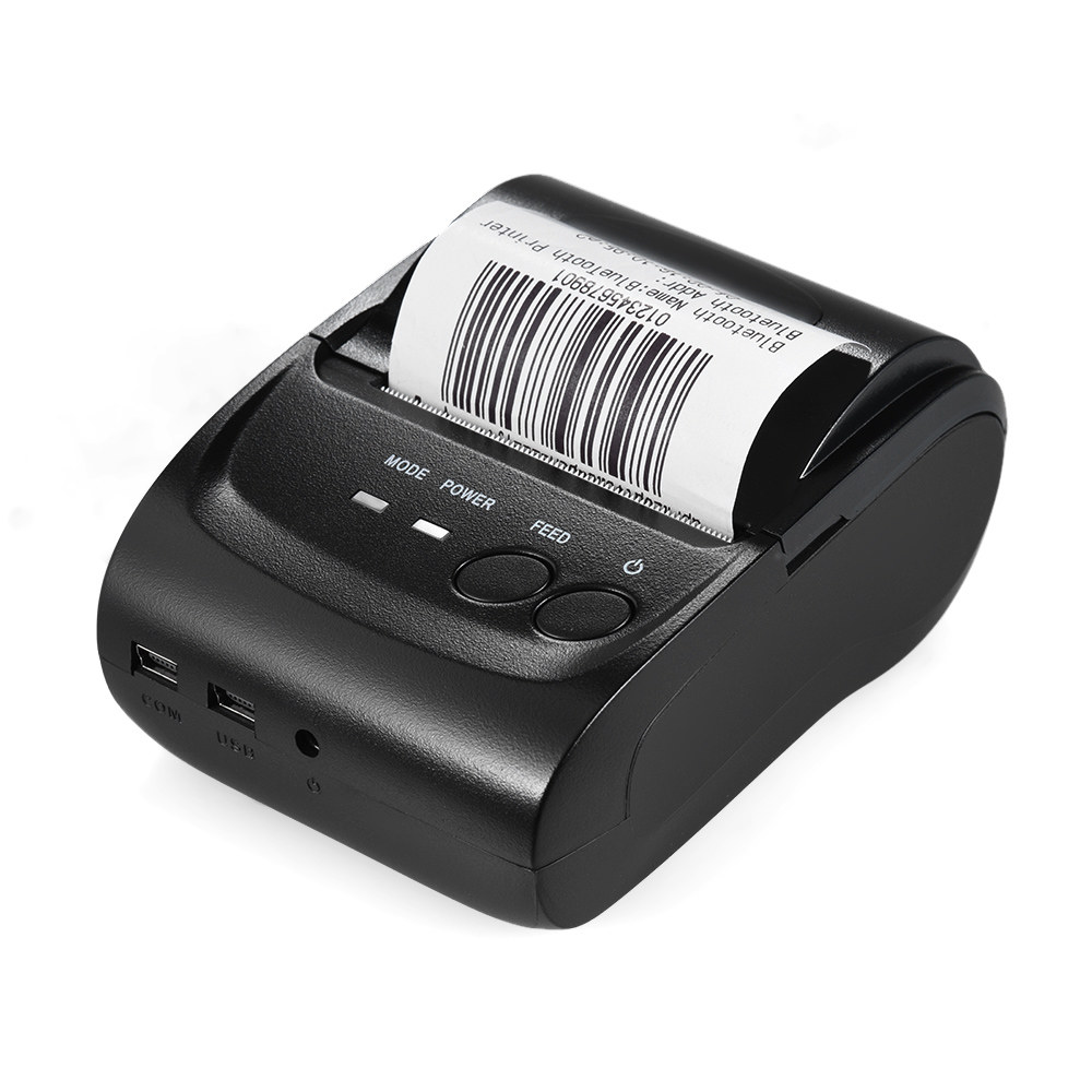 POS-5802DD Mini Portable Wireless USB Thermal Printer Receipt Ticket ...