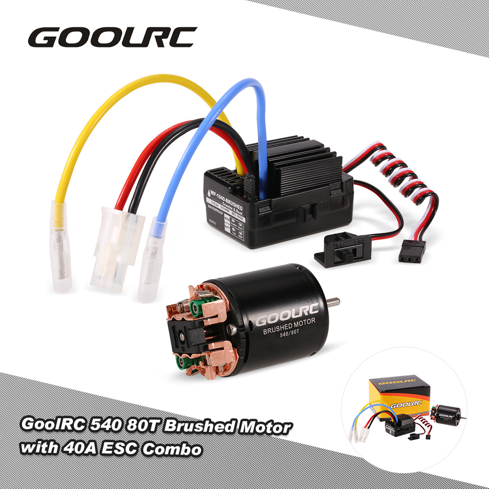 rc crawler motor esc combo