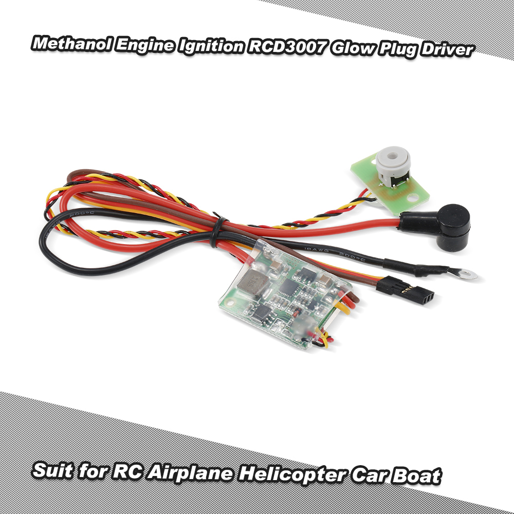 RC Methanol Engine Ignition RCD3007 Remote Heat Head Driver Glow Plug
