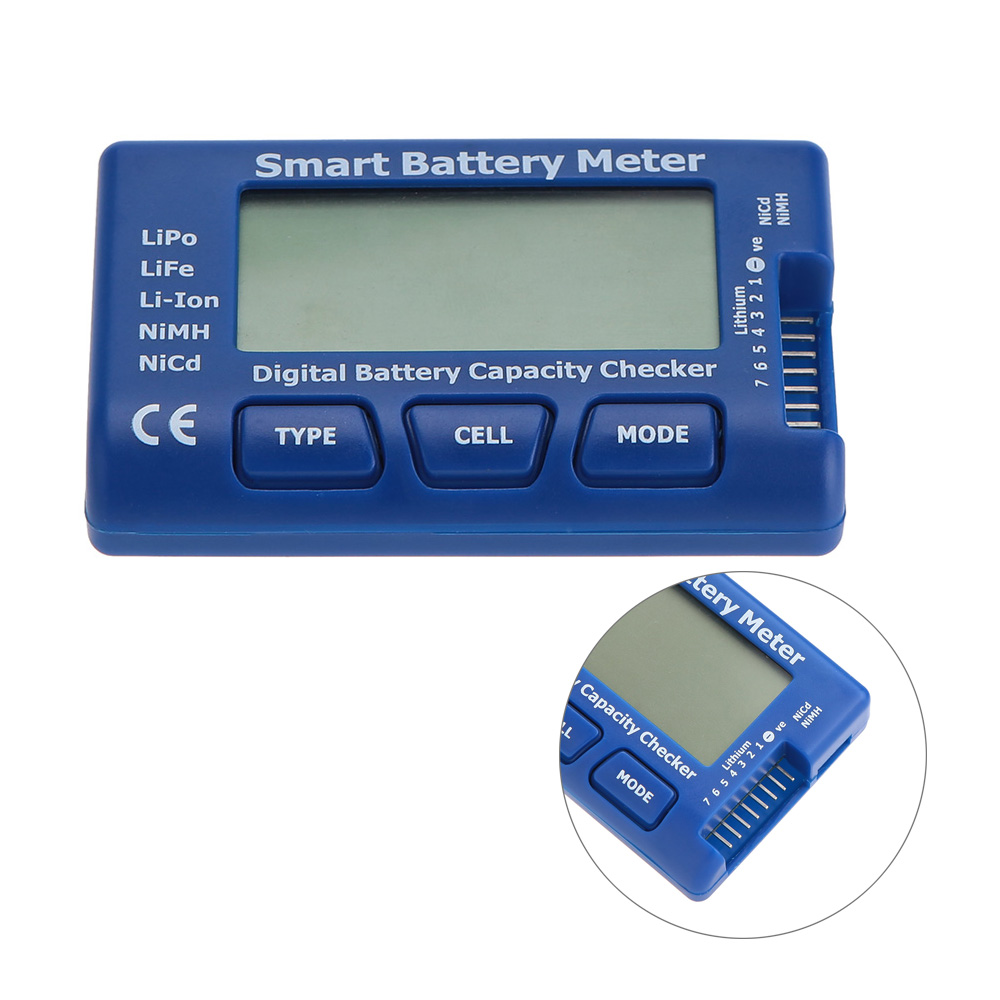 Digital battery capacity checker