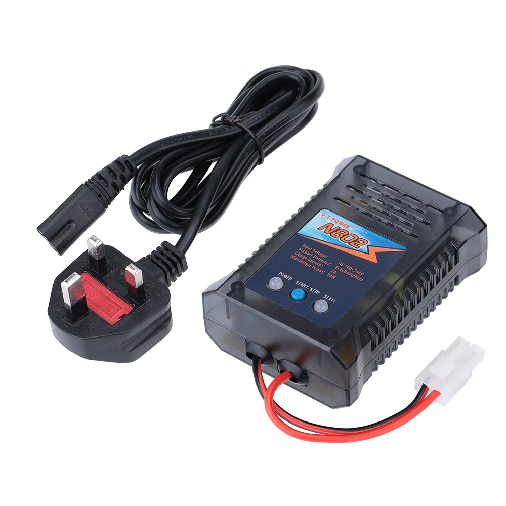 G.T.POWER N802 20W 48s Nimh/Nicd Battery Easy Charger For RC Car Battery