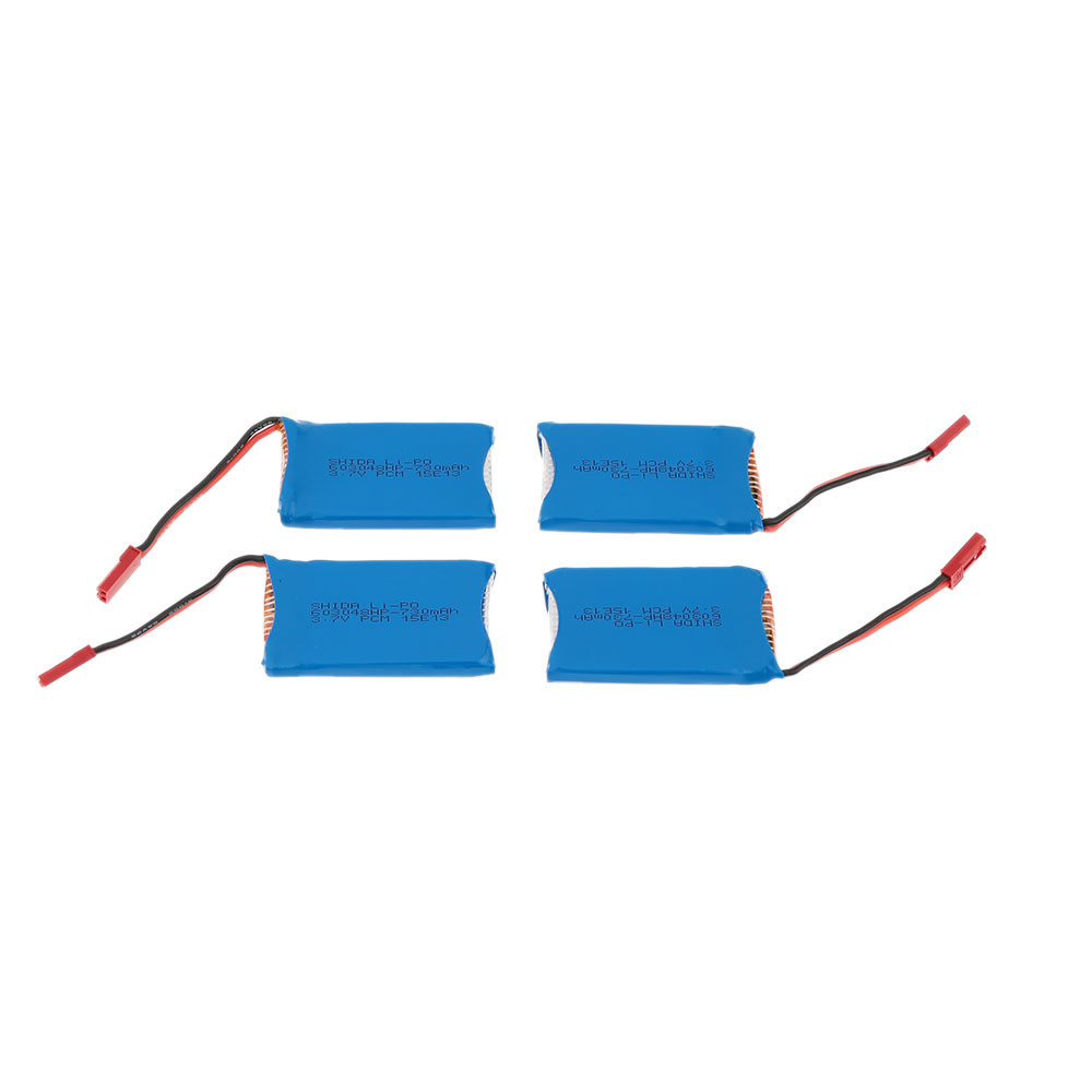 Super Fly 4-port Fast Charger Sets with 3.7V 730mAh Lipo Battery for RC Helicopter / Quadcopter JST Charging Cable for WLtoys V636 V686 V686G
